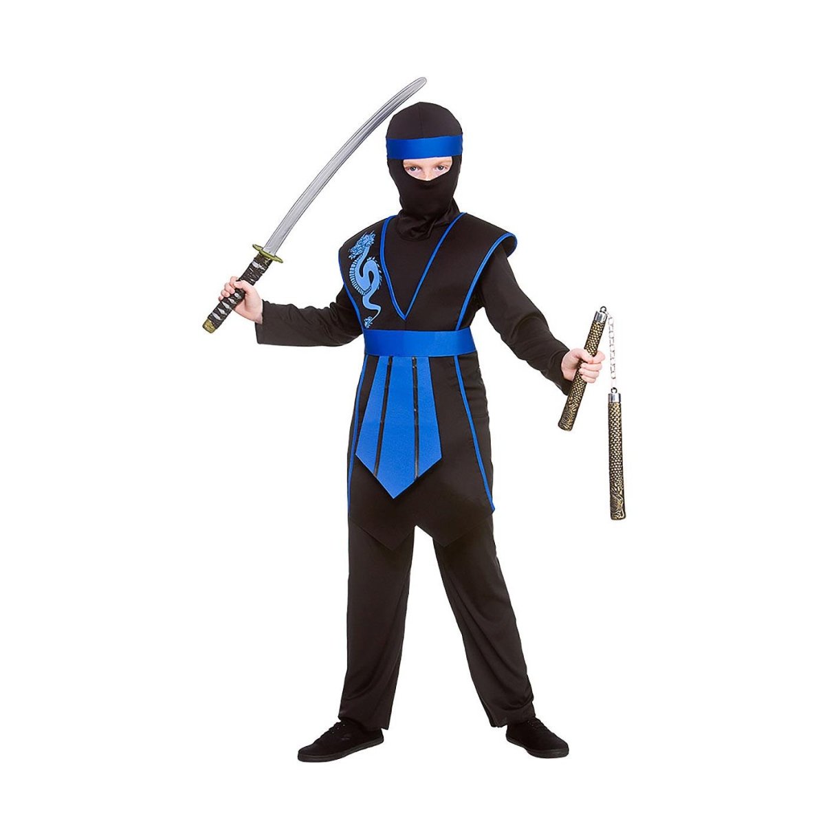 Wicked Costumes - Samurai Ninja Costume - Child - Fancy Dress Central