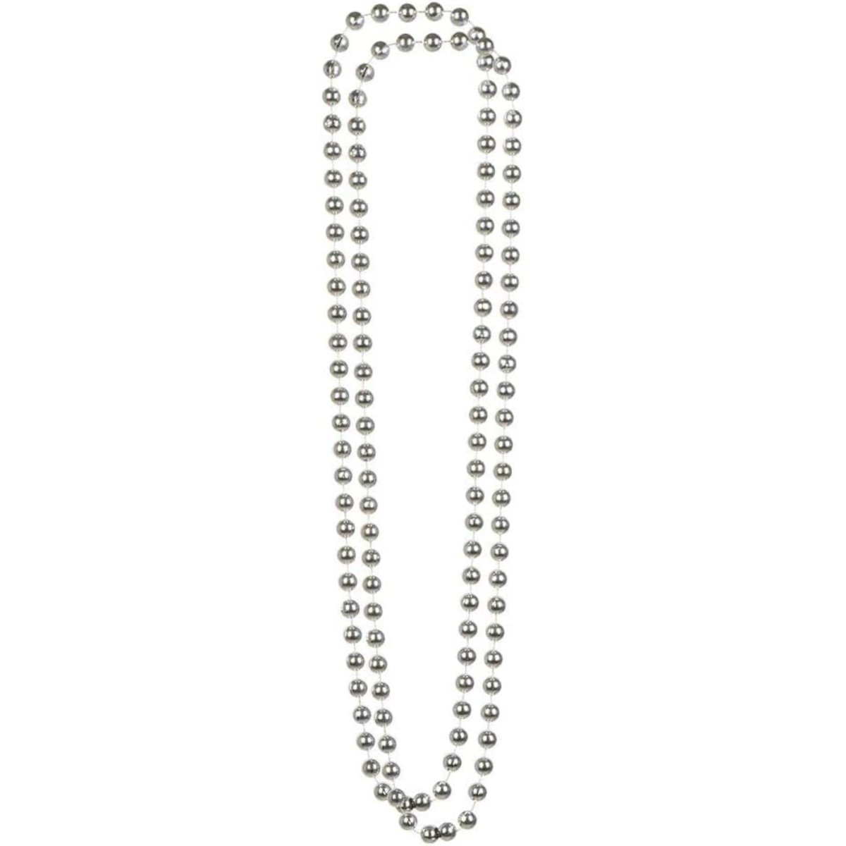 Boland - Beaded Necklace Set (Silver) - Adult - Fancy Dress Central