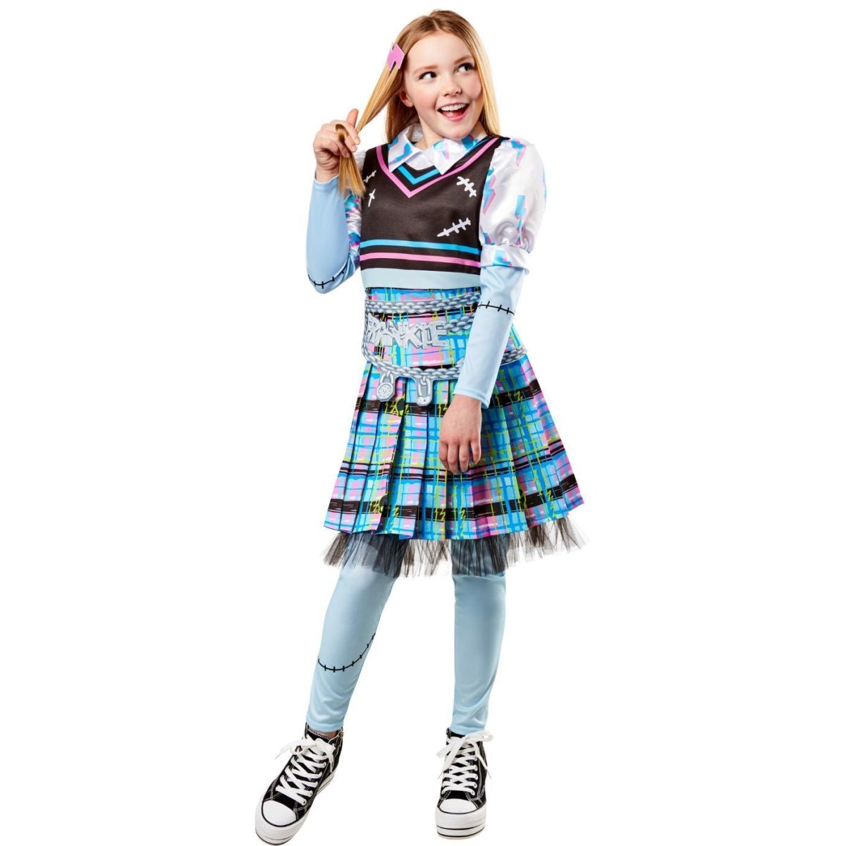 Rubies - Frankie Stein Monster High Deluxe Costume - Girls - Fancy Dress Central