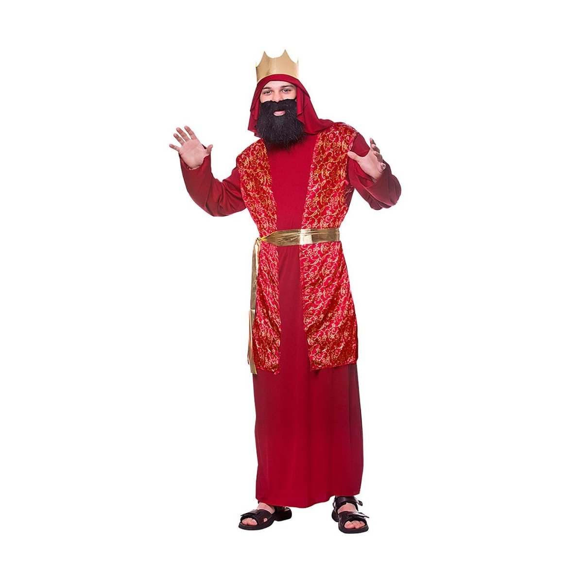 Wicked Costumes - Wiseman Costume (Red) - Men - Fancy Dress Central