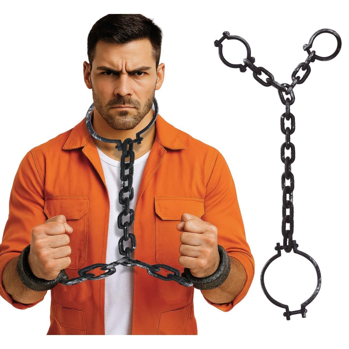 Fiestas Guirca - Neck & Hand Shackles - Adult - Fancy Dress Central