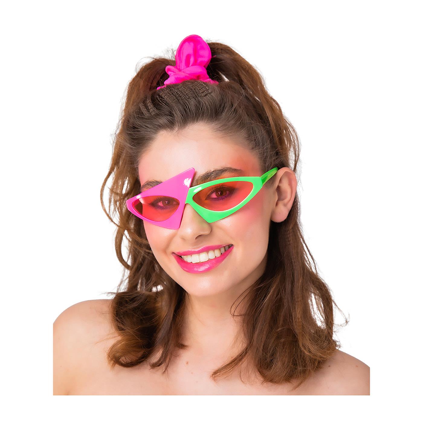 Wicked Costumes - 80s Zig Zag Neon Shades - Adult