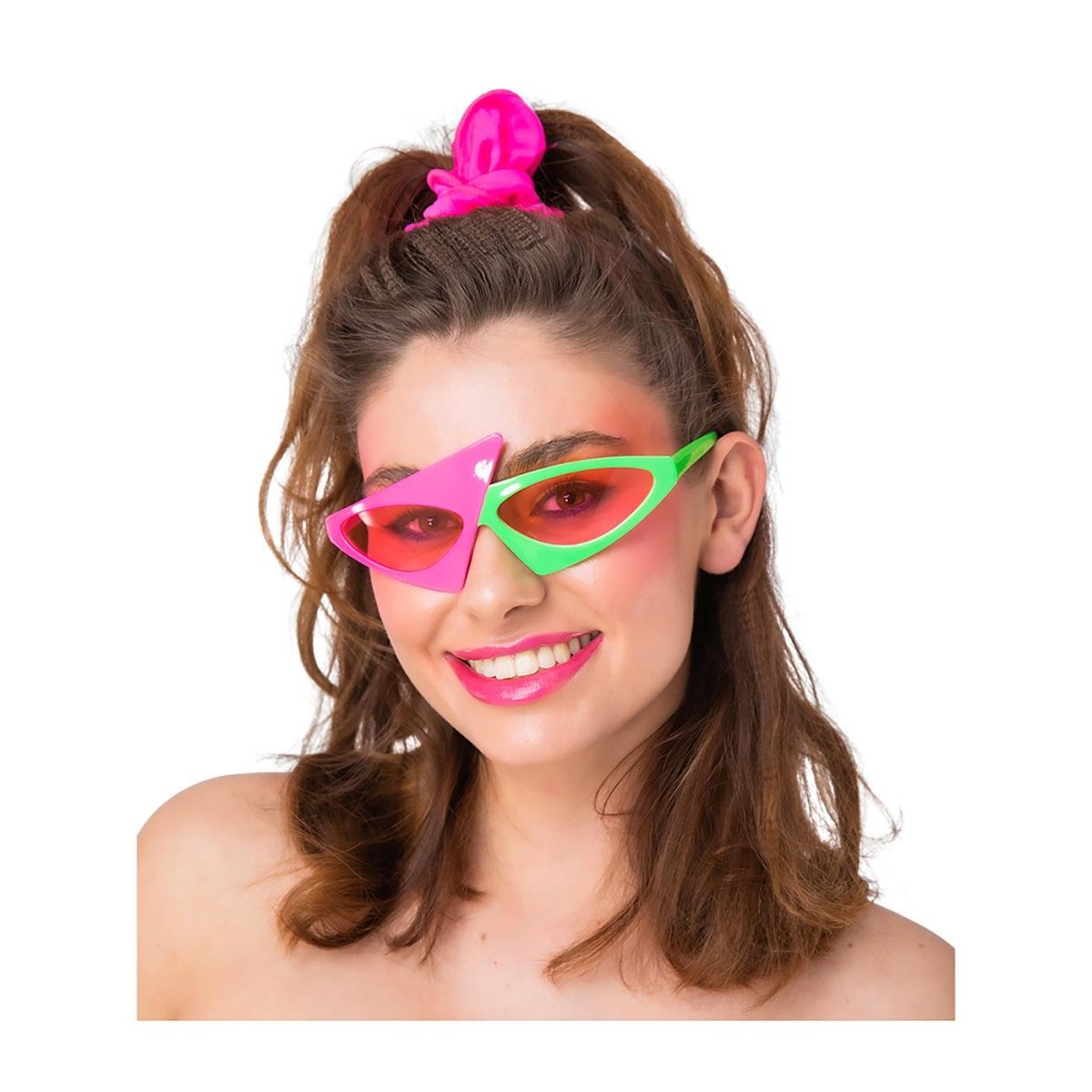 Wicked Costumes Ltd - 80s Zig Zag Neon Shades - Adult - Fancy Dress Central