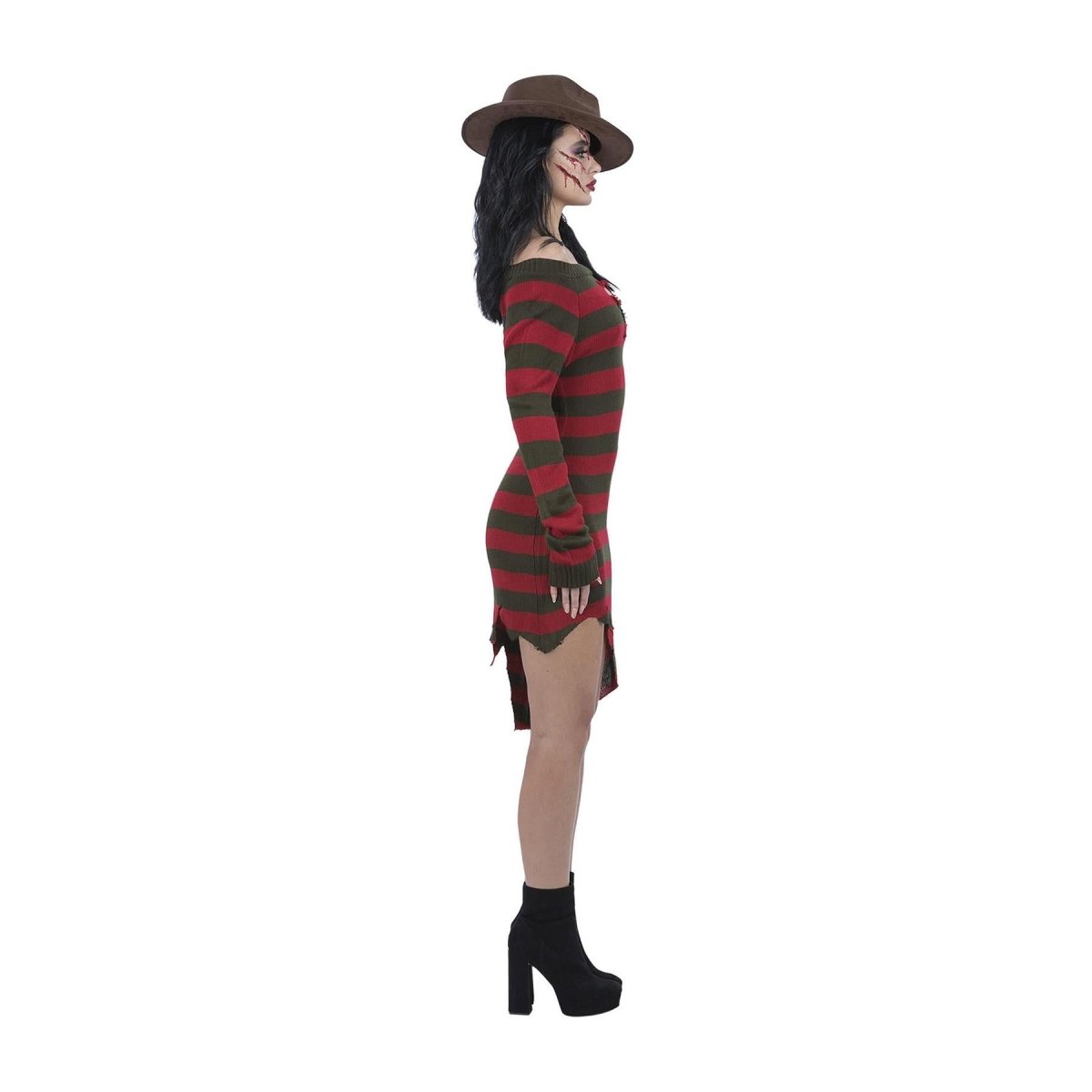 Smiffys - Freddy Krueger Costume - Women - Fancy Dress Central