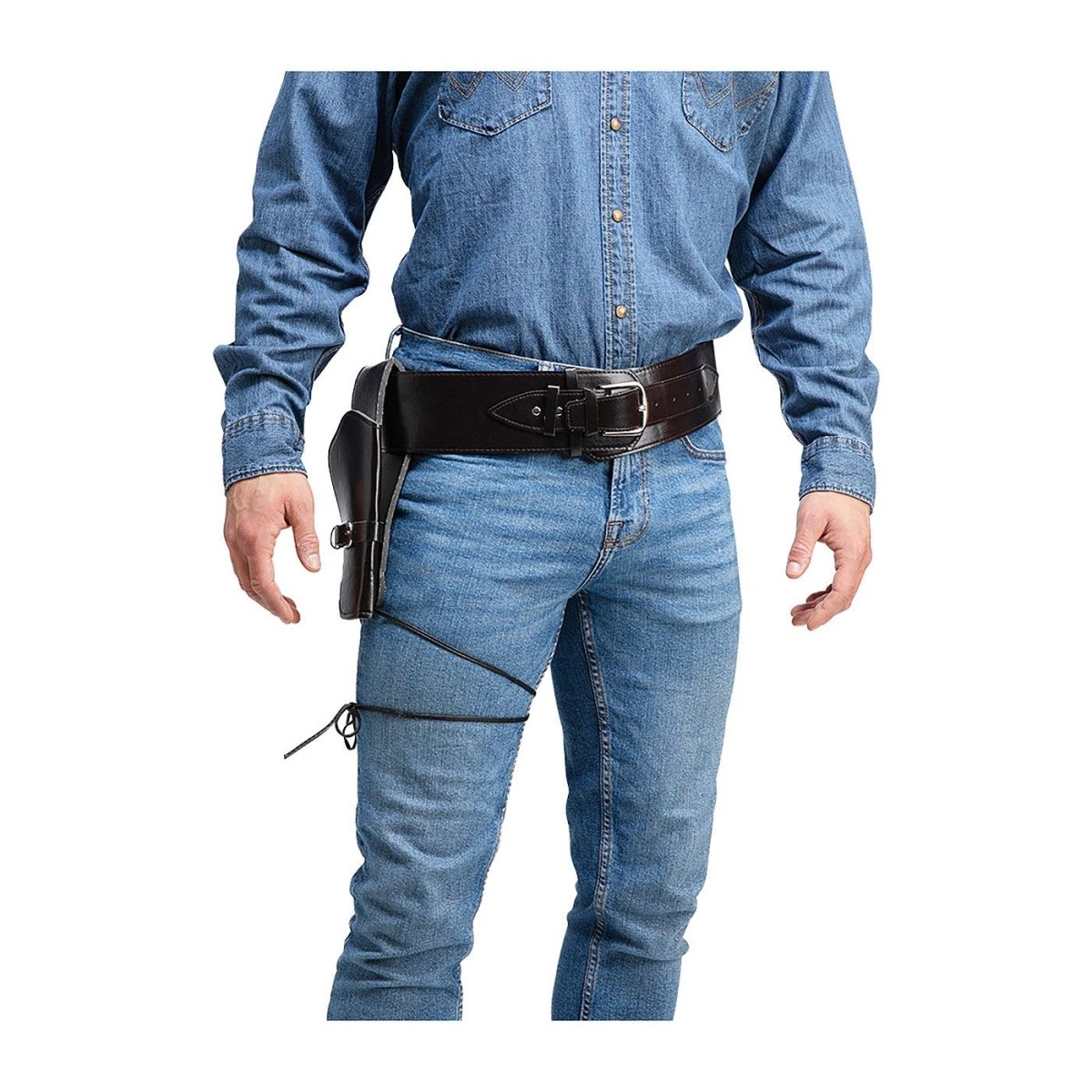 Wicked Costumes Ltd - Cowboy Holster (Brown) - Adult - Fancy Dress Central
