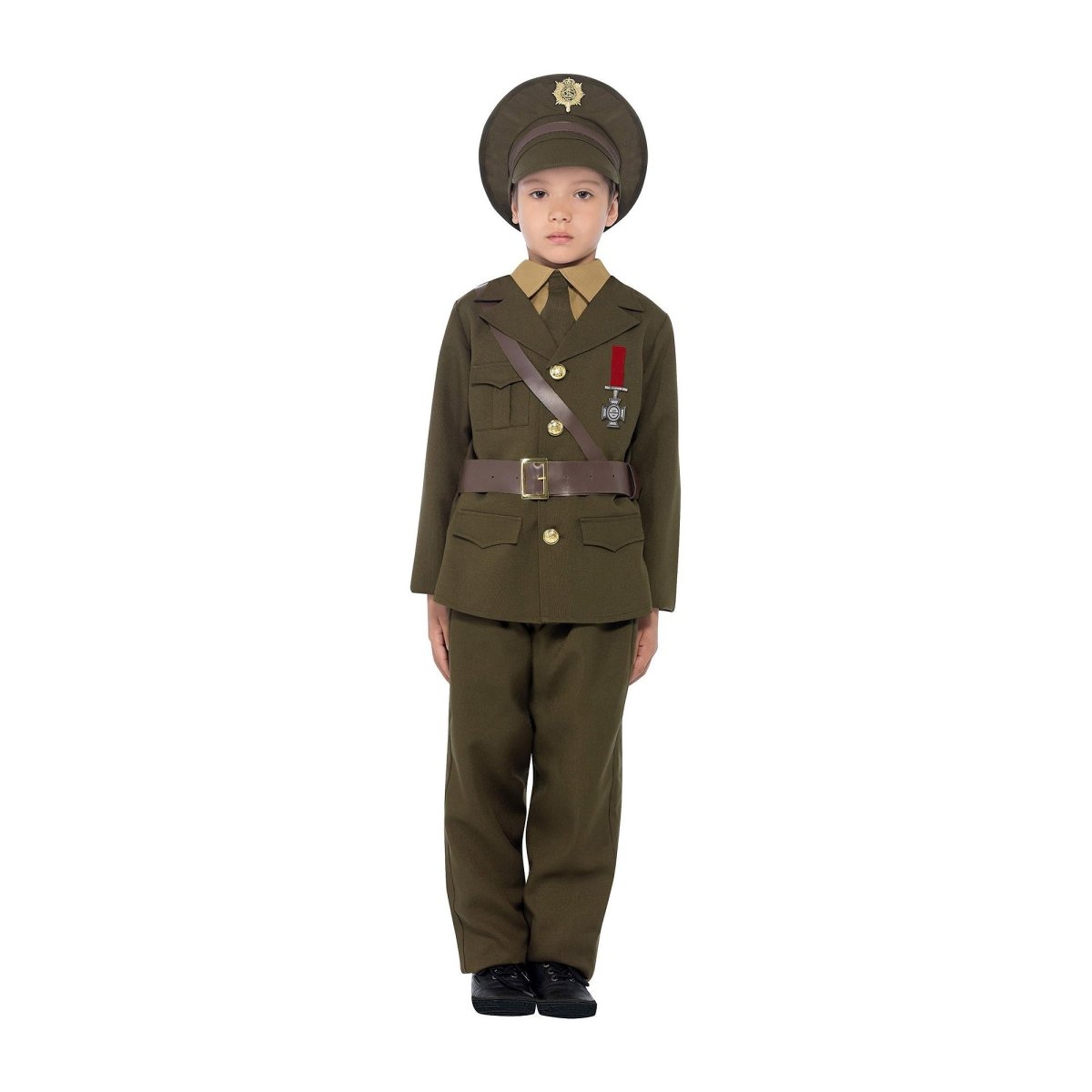 Smiffys - Smiffys - Army Officer Costume - Boys - Fancy Dress Central