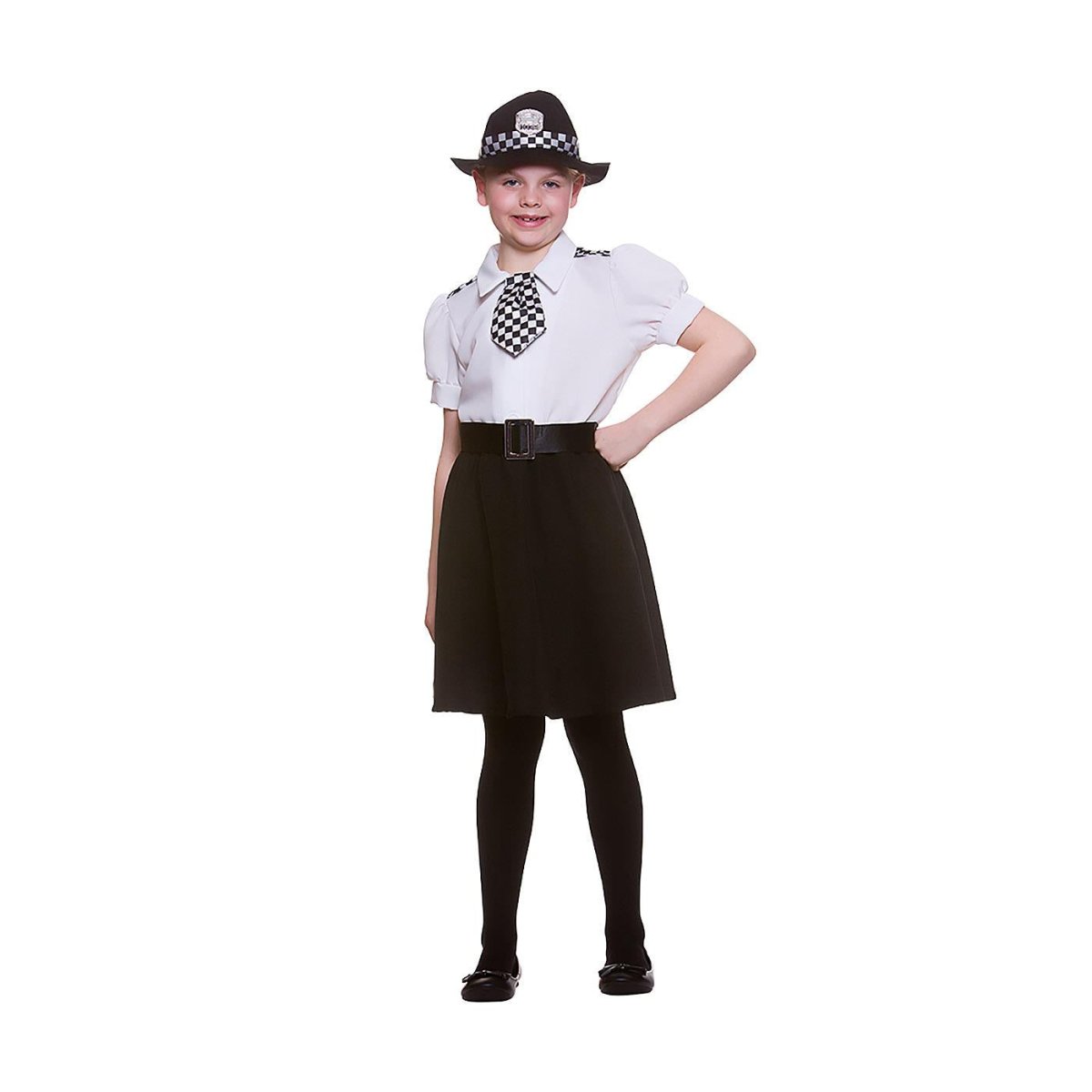 Wicked Costumes - WPC Police Officer Costume - Girls - Fancy Dress Central