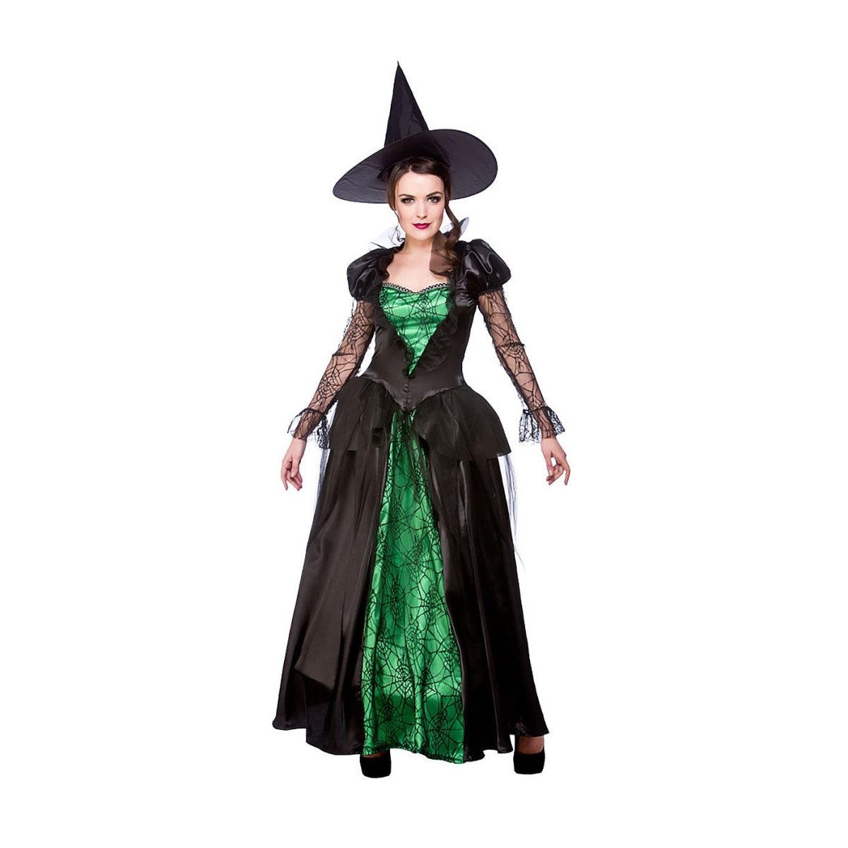 Wicked Costumes - Emerald Witch Costume - Women - Fancy Dress Central