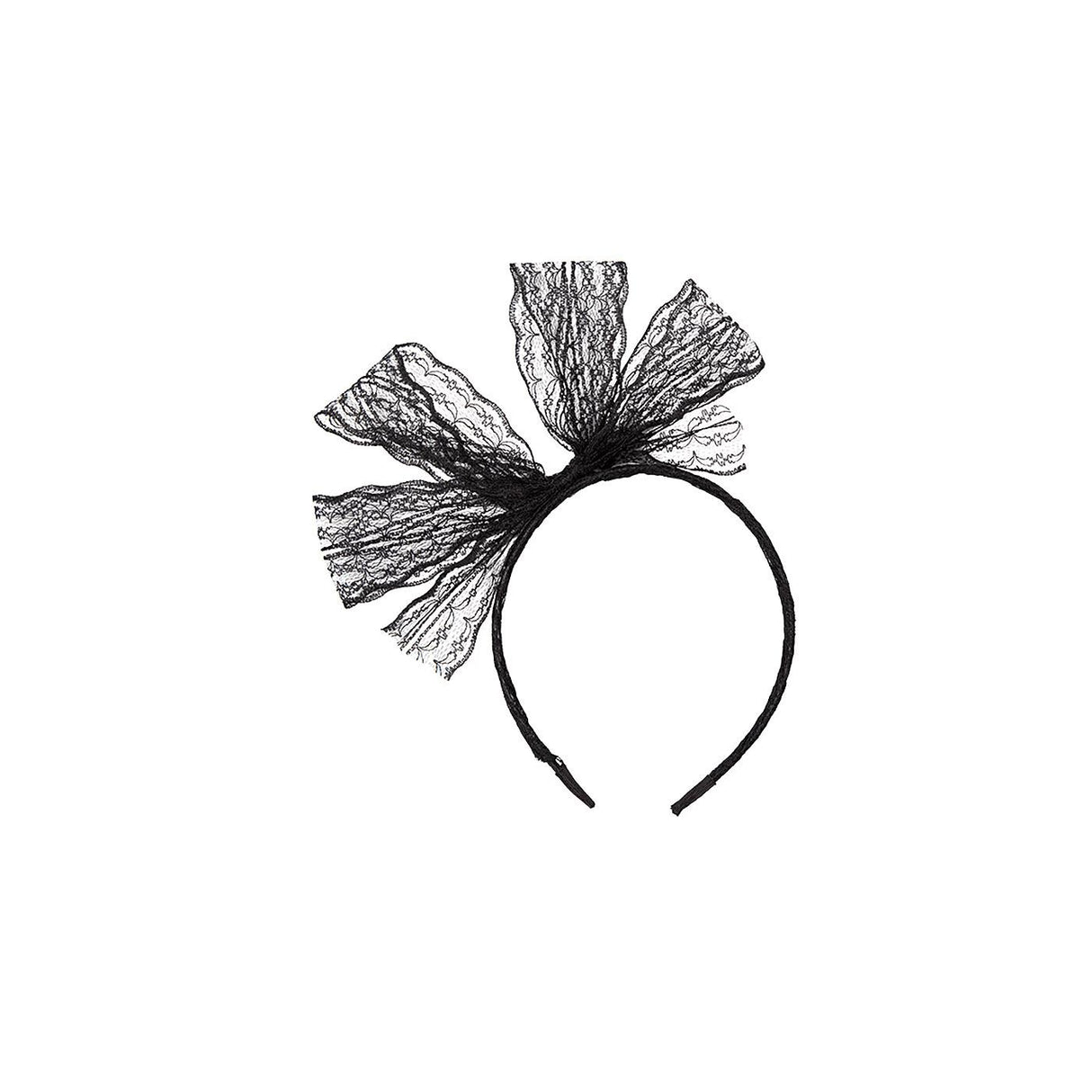 Wicked Costumes - 80s Lace Bow on a Headband - Adult