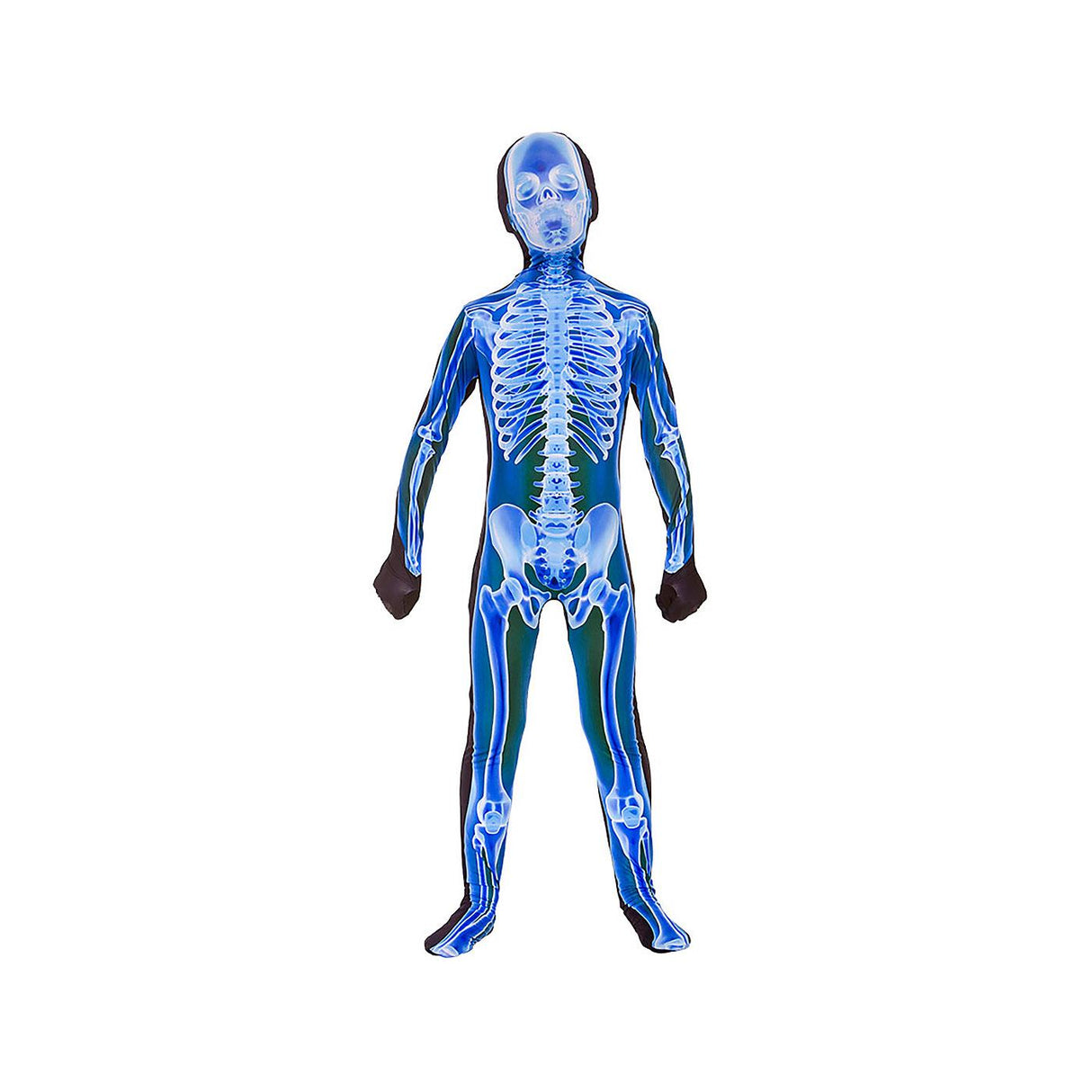 X- Ray Skinz Suit Costume (Blue) - Child