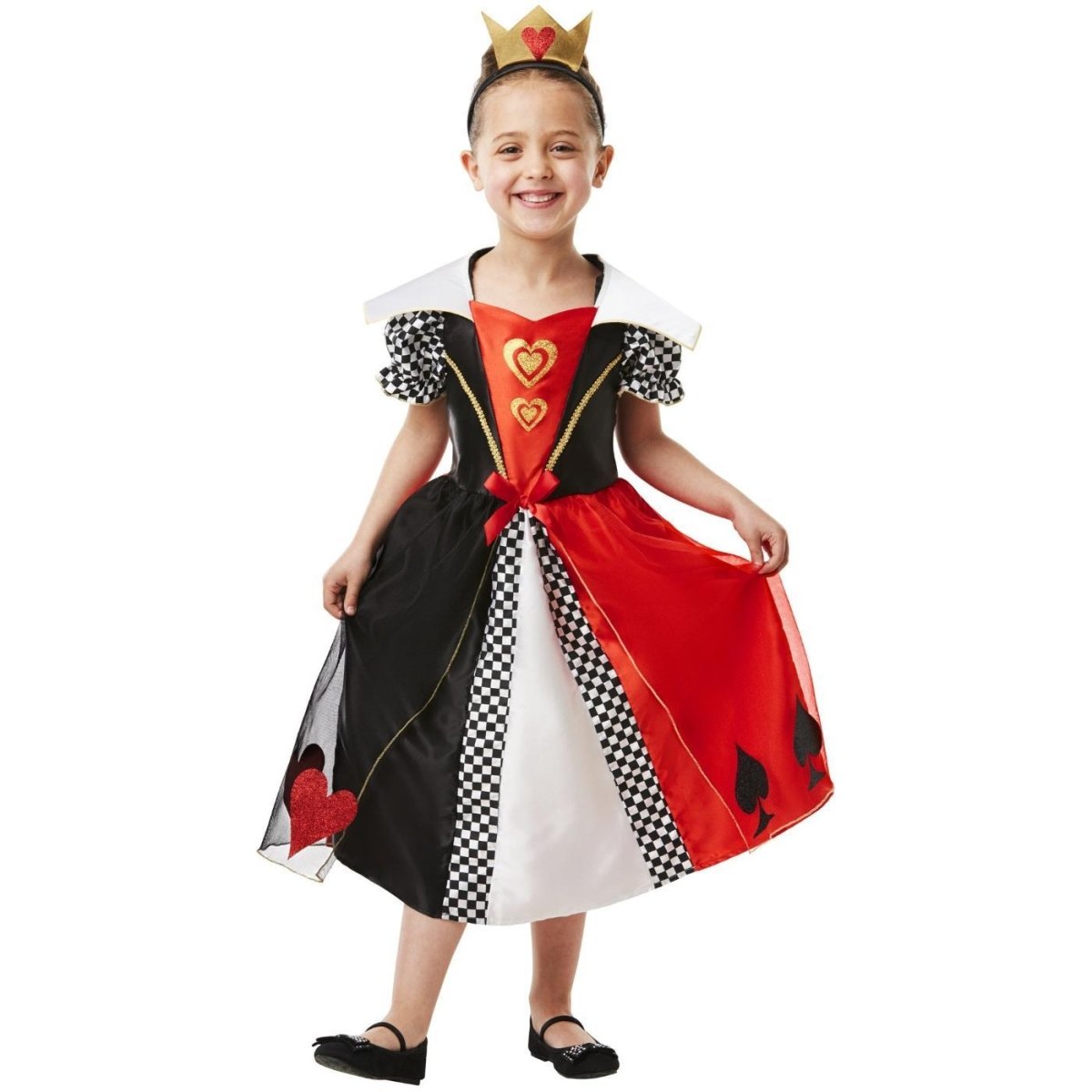 Rubies - Red Queen Costume - Girls - Fancy Dress Central