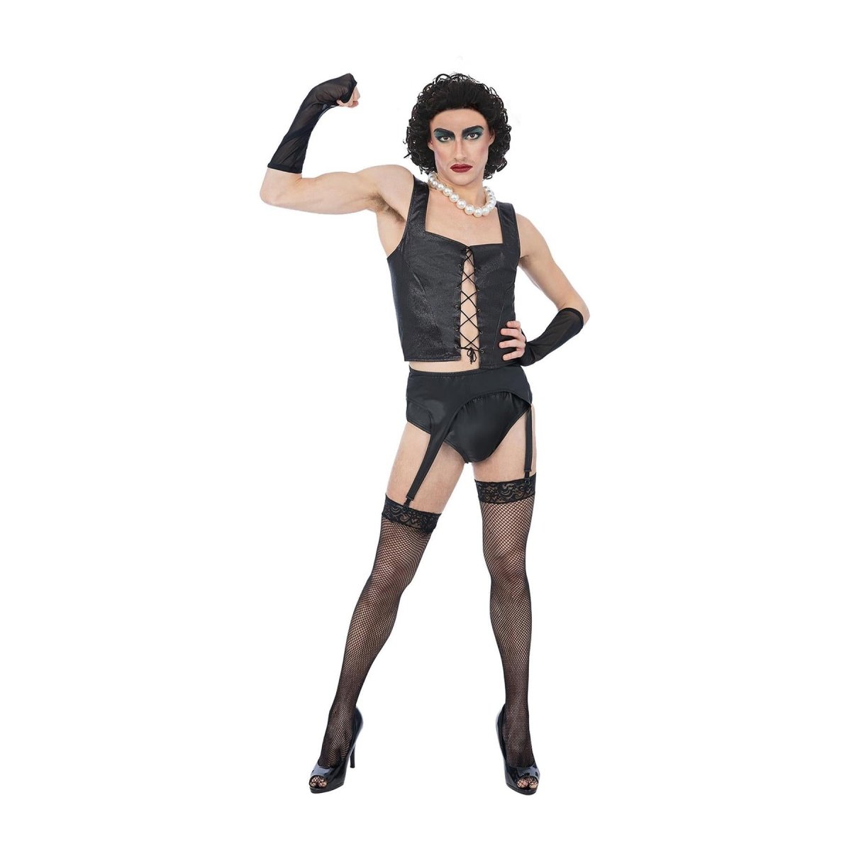 Smiffys - Rocky Horror Show Frank N Furter Costume - Men - Fancy Dress Central