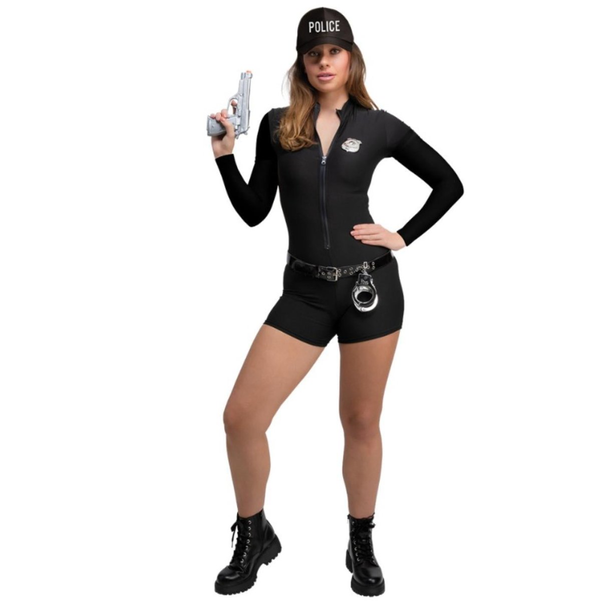 Wicked Costumes - Officer Naughty Romper Costume - Women - Fancy Dress Central