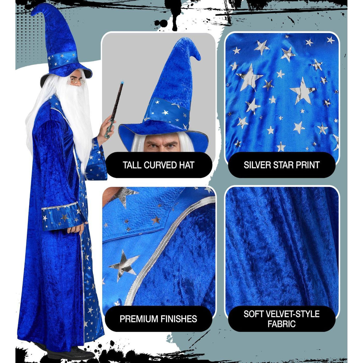 Fantasy Wizard Costume - Men