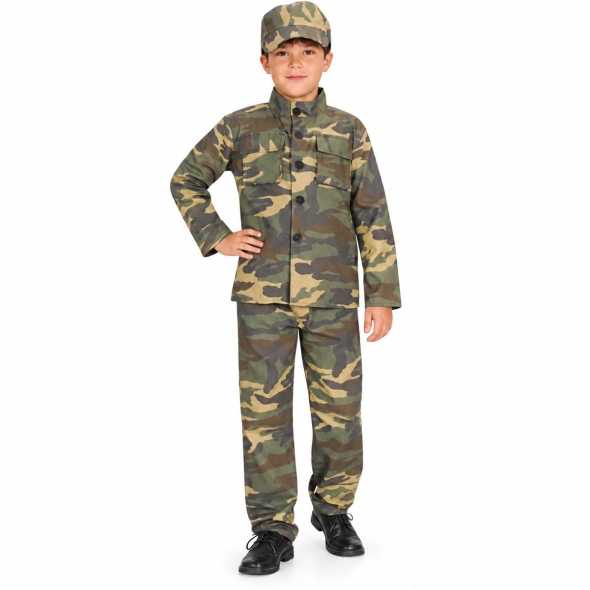 Wicked Costumes - Action Commando Army Costume - Boys - Fancy Dress Central