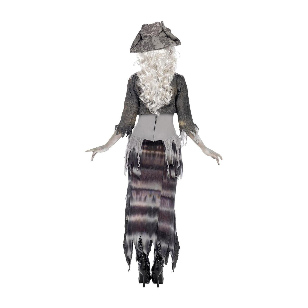 Smiffys - Ghost Ship Ghoulina Grey Costume - Women - Fancy Dress Central
