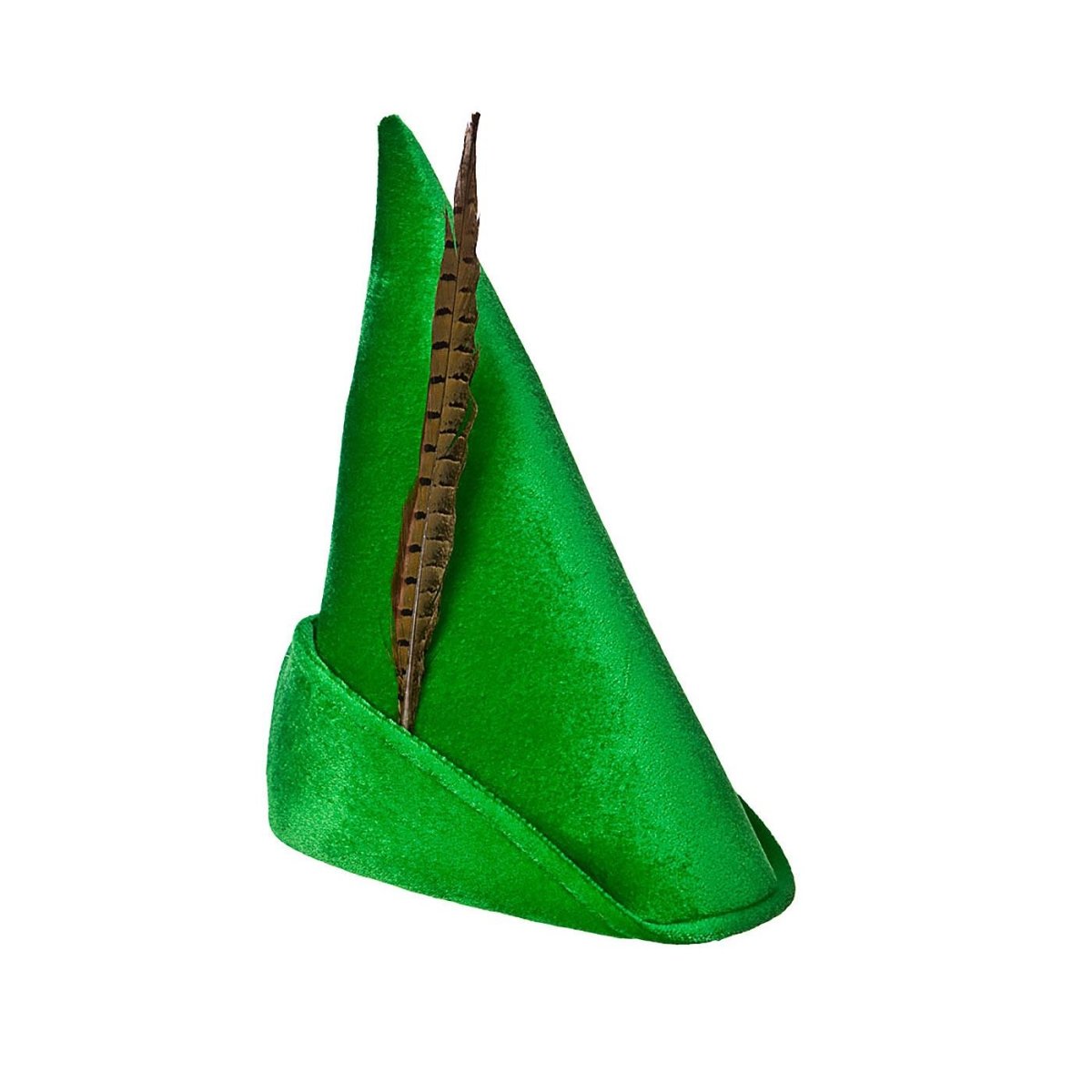 Wicked Costumes Ltd - Peter Pan Hat with Feather - Adult - Fancy Dress Central