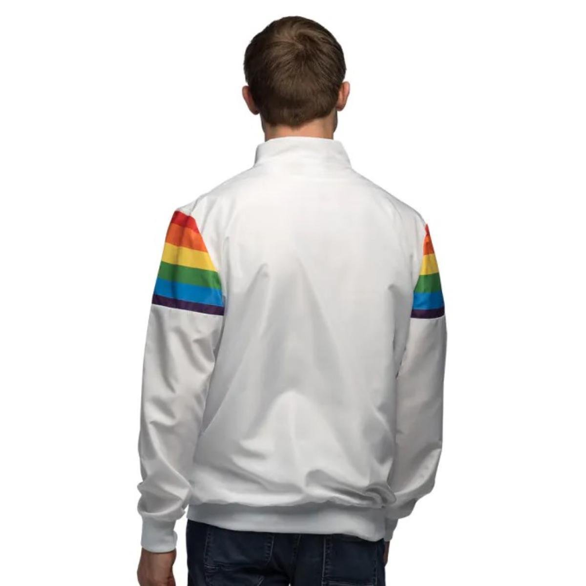 Boland - Rainbow Shell Suit Jacket - Men - Fancy Dress Central