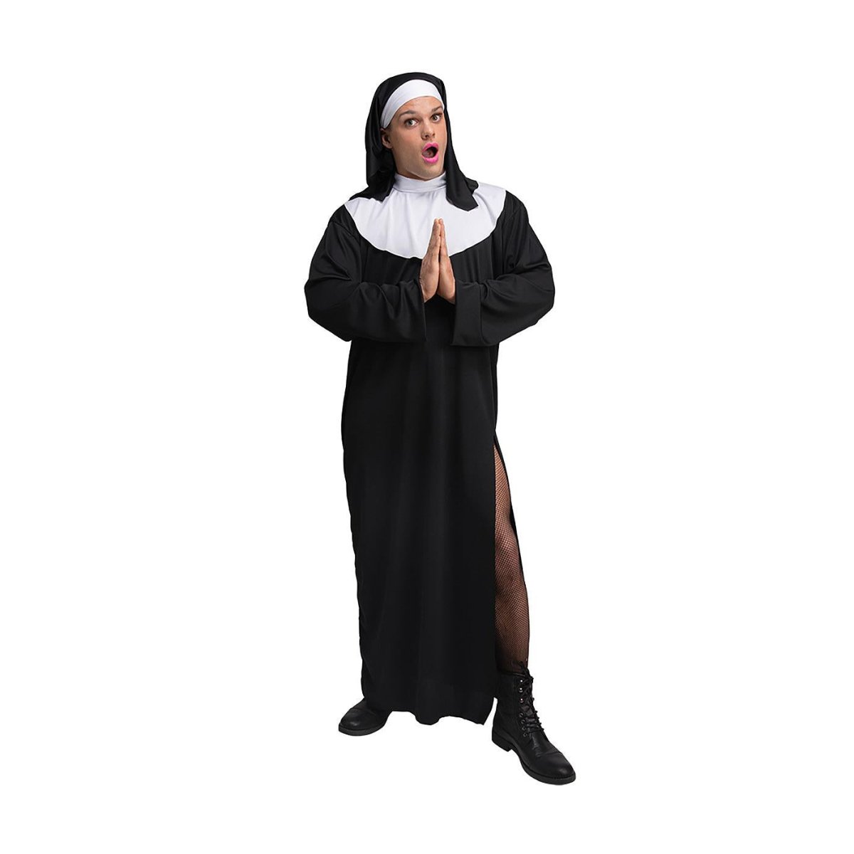 Wicked Costumes - Funny Nun Costume - Men - Fancy Dress Central