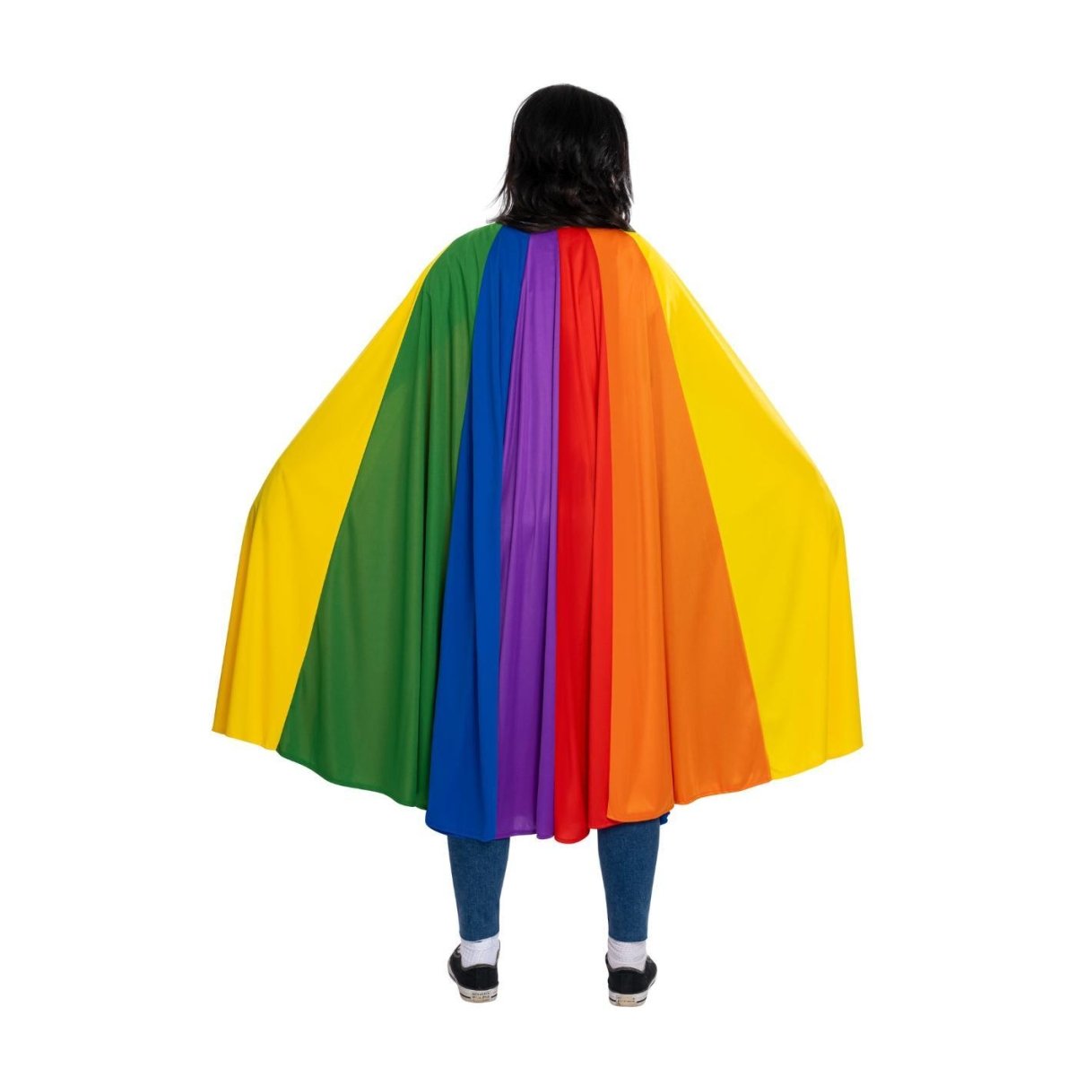 Rubies - Rainbow Cape (Long) - Adult - Fancy Dress Central