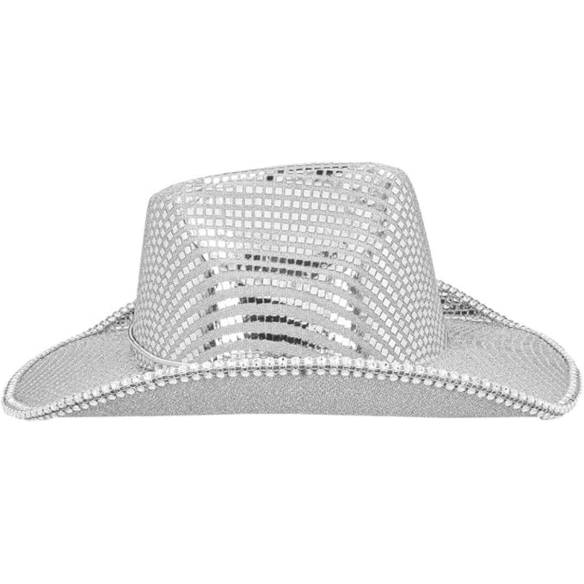 Boland - Bliss Cowboy Hat (Silver) - Adult - Fancy Dress Central