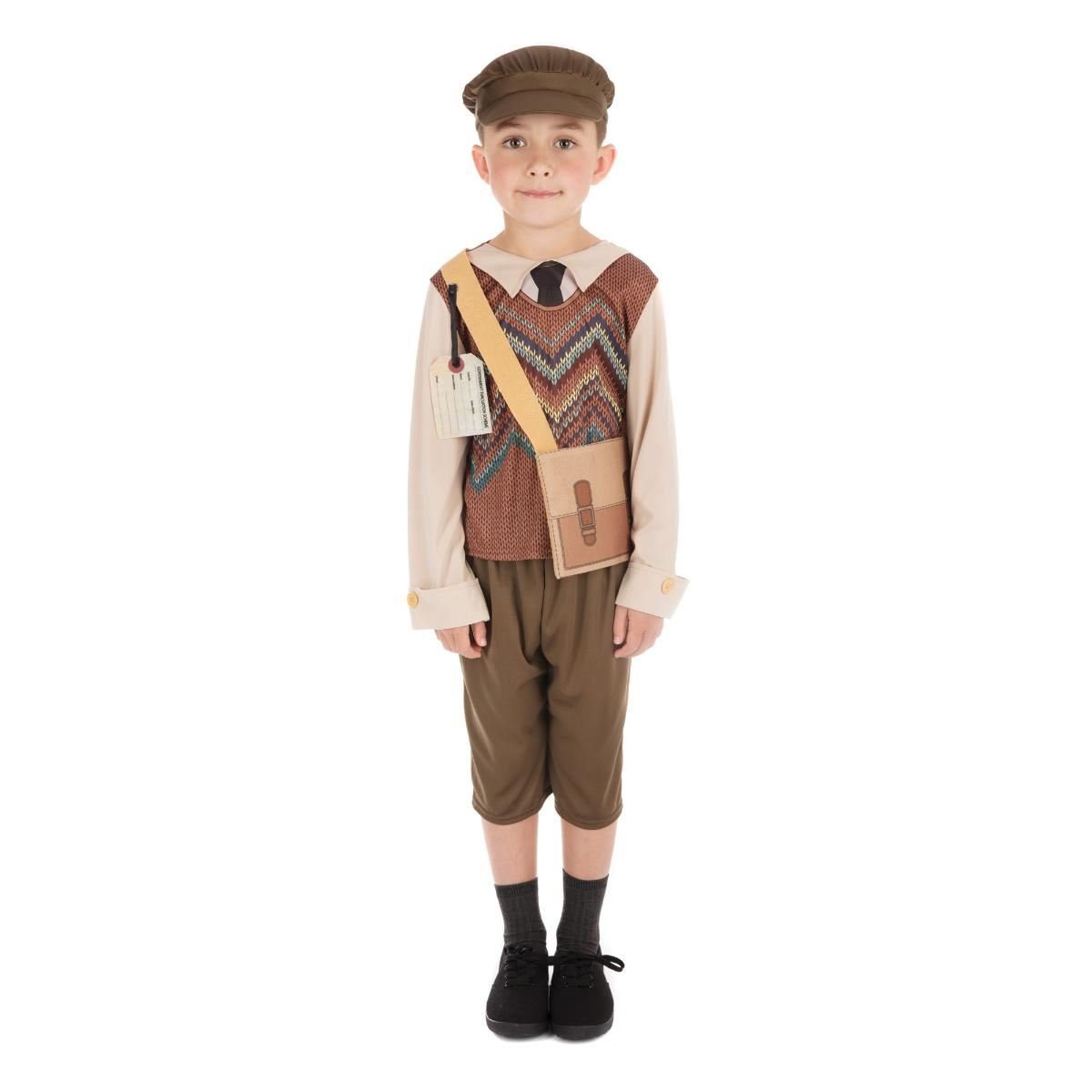 Rubies - Evacuee Schoolboy Costume - Boys - Fancy Dress Central