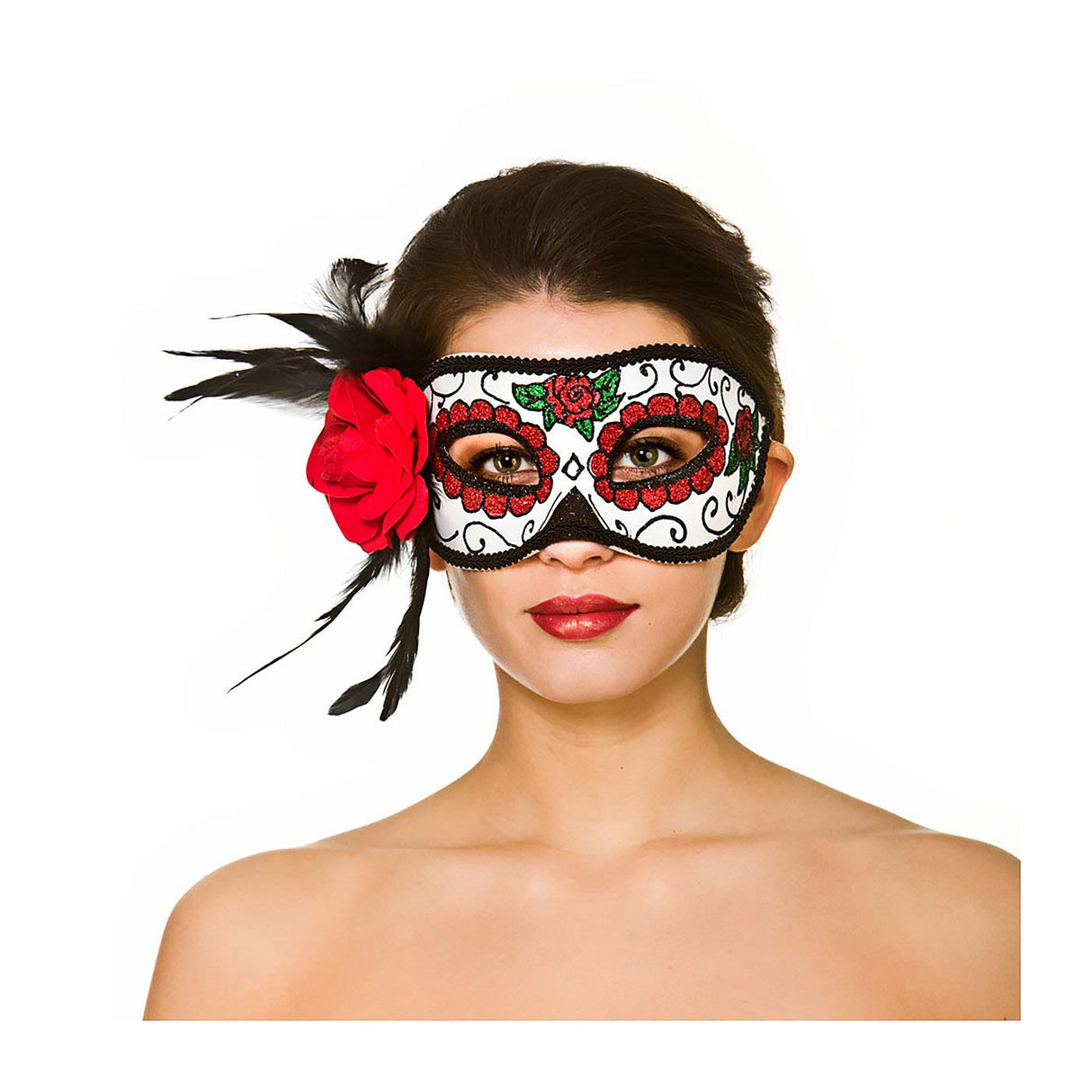 Wicked Costumes - Day of the Dead Eyemask - Adult