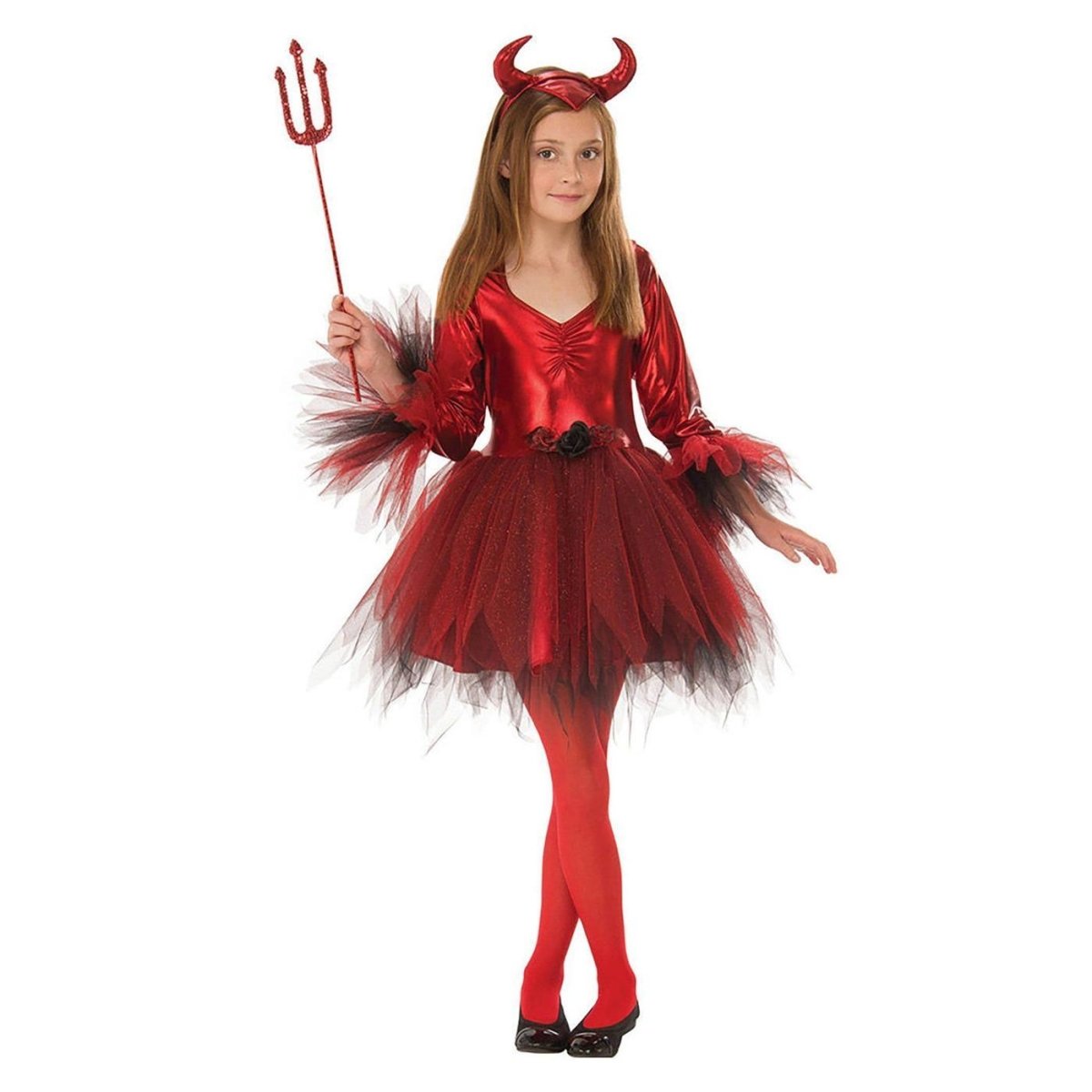 Rubies - Devil Girl Costume - Girls - Fancy Dress Central