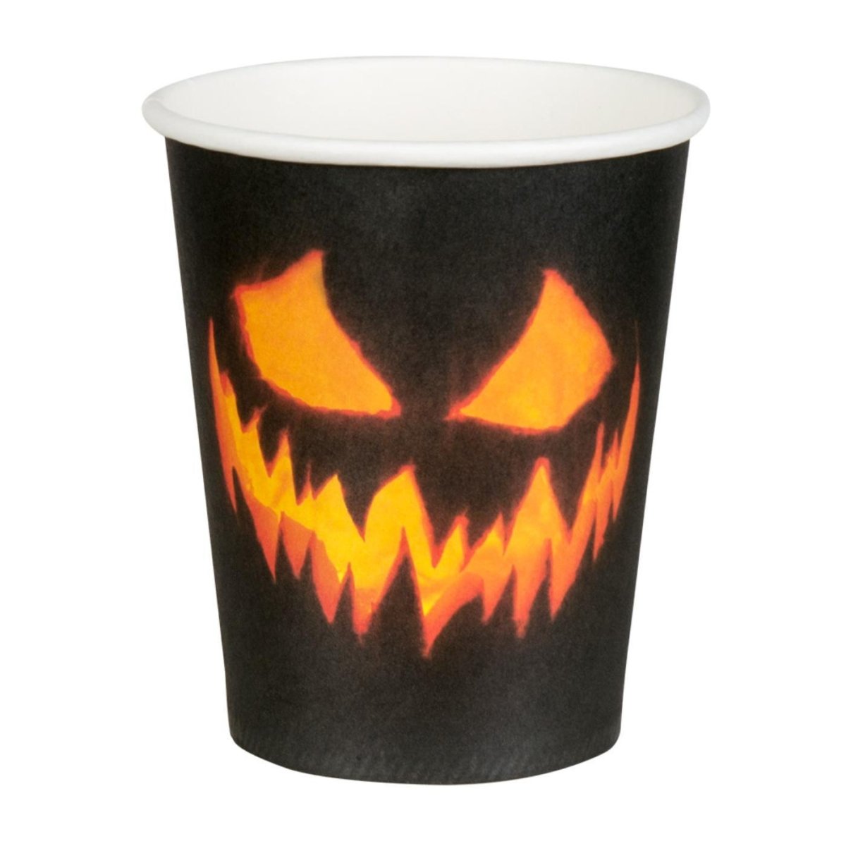 Boland - Creepy Pumpkin Paper Cups - Fancy Dress Central
