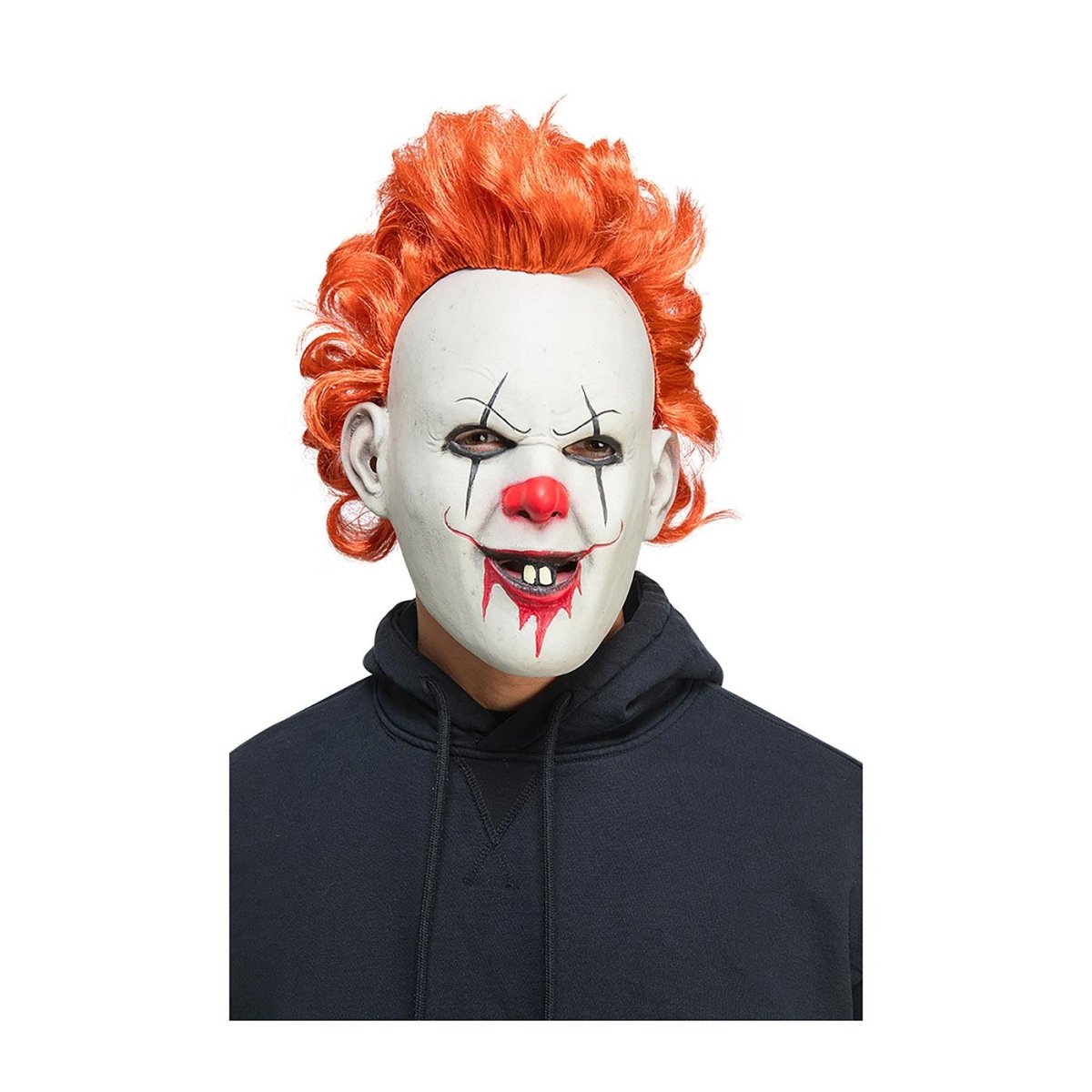 Wicked Costumes Ltd - Red Haired Clown Mask - Adult - Fancy Dress Central