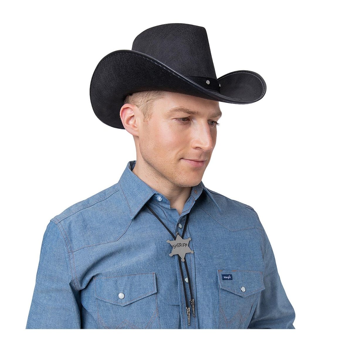 Wicked Costumes Ltd - Sheriff Bolo Neck Tie - Adult - Fancy Dress Central