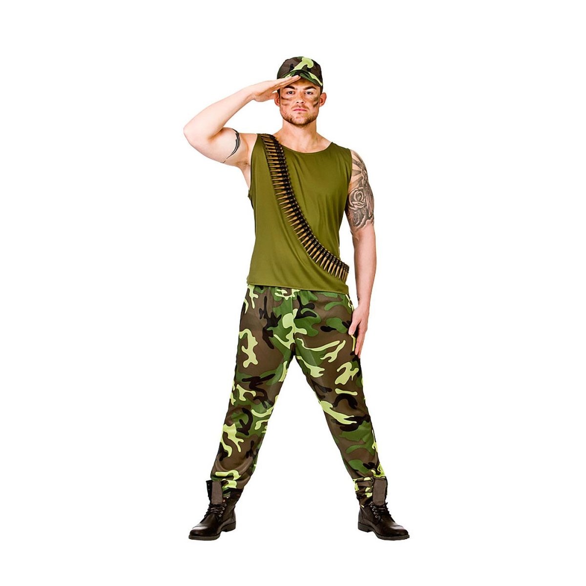 Wicked Costumes - Army Guy Costume - Men - Fancy Dress Central