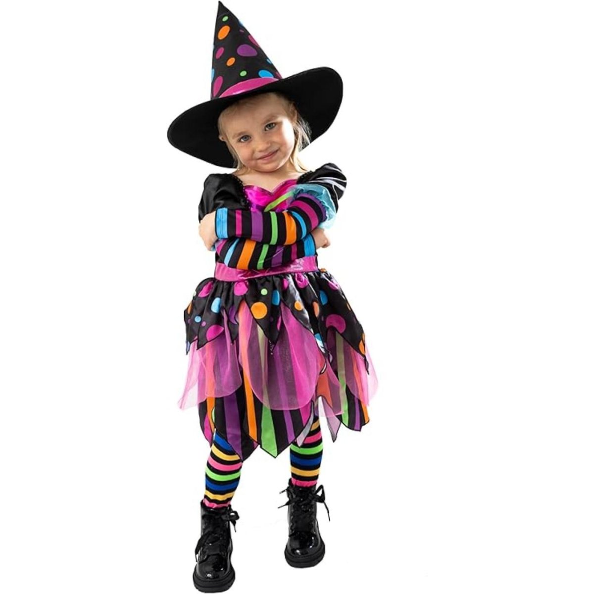 Blues Group - Mix Mashed Witch Costume - Girls - Fancy Dress Central