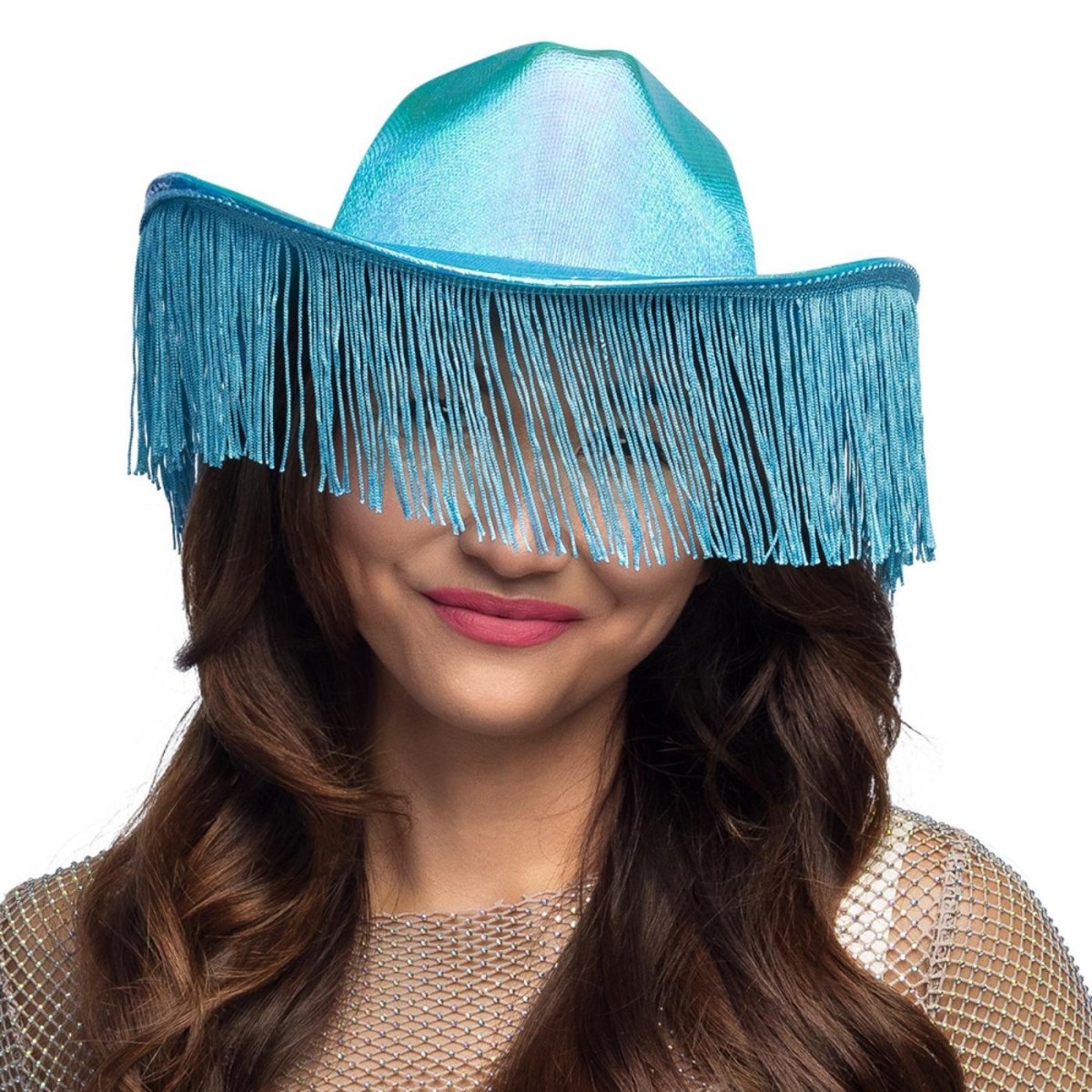 Fancy Dress Central - Fabulous Cowboy Hat (Blue) - Adult - Fancy Dress Central