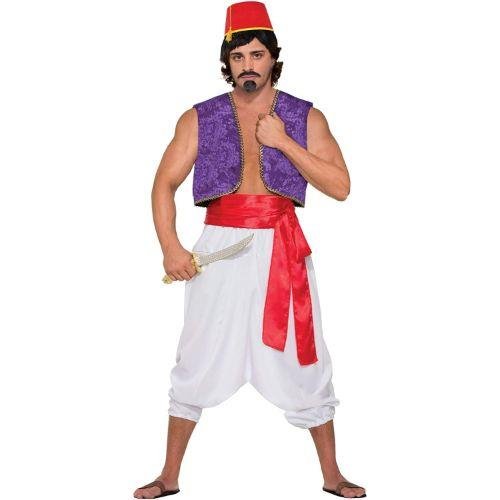 Rubies - White Genie Trousers - Men - Fancy Dress Central