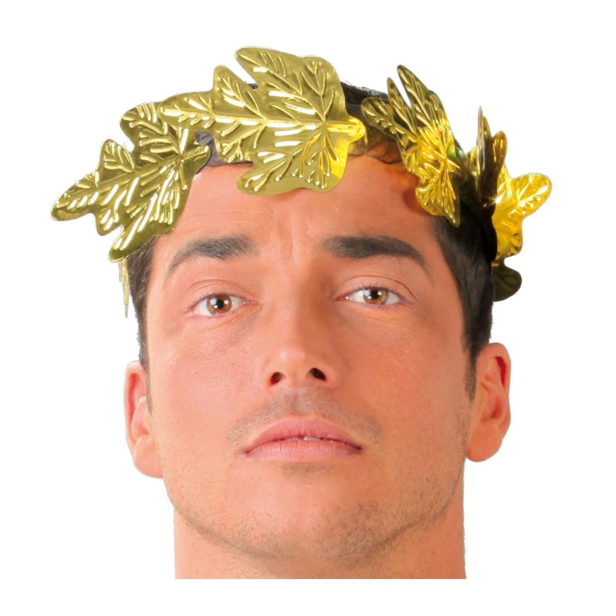 Fiestas Guirca - Gold Leaf Roman Headband - Adult - Fancy Dress Central