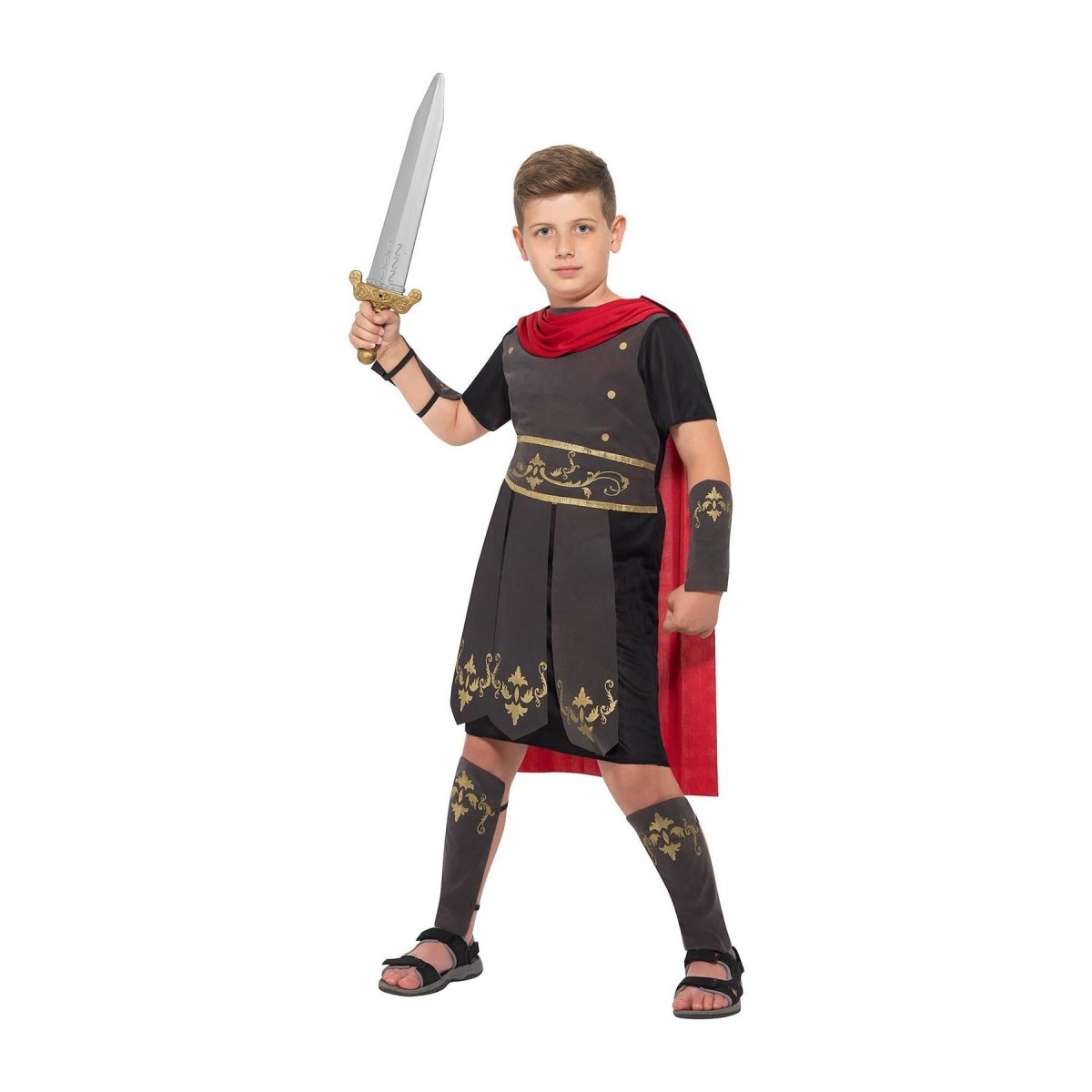 Smiffys - Roman Soldier Costume - Boys - Fancy Dress Central