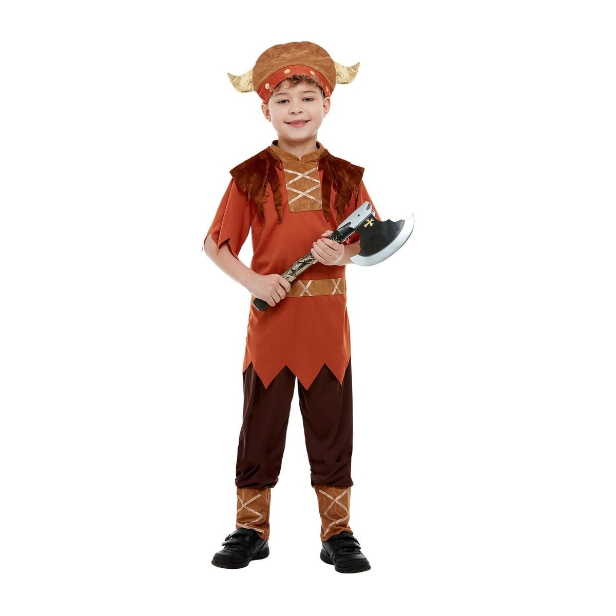 Smiffys - Norse Warrior Viking Costume - Boys - Fancy Dress Central