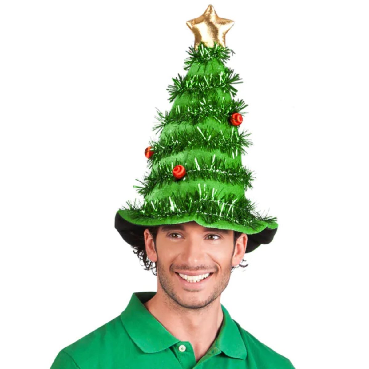 Boland - Christmas Tree Hat - Adult - Fancy Dress Central