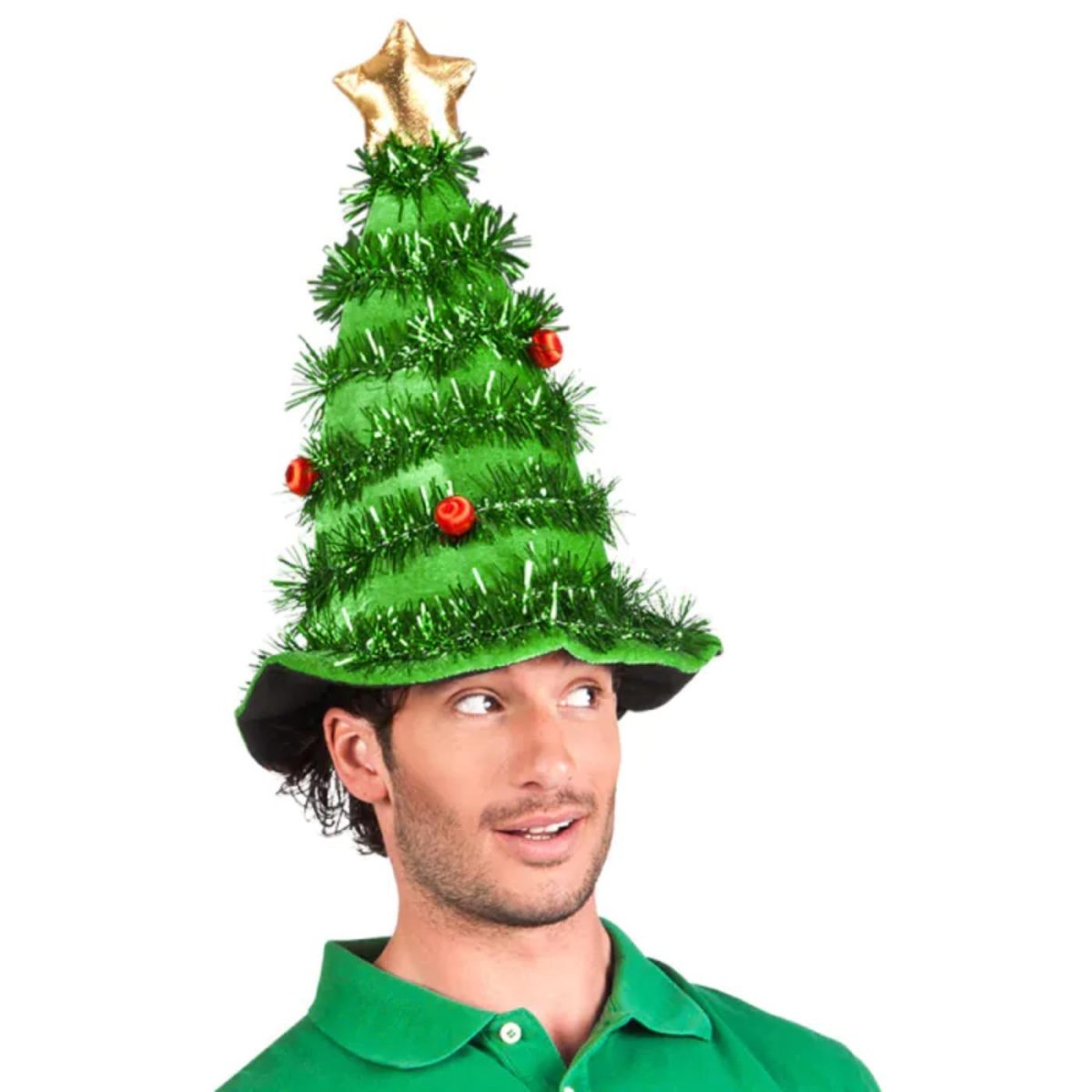 Boland - Christmas Tree Hat - Adult - Fancy Dress Central