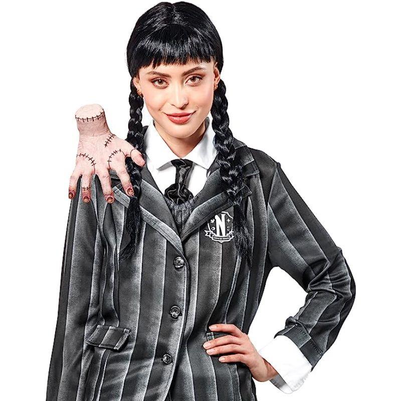 Rubies Masquerade Co. (UK) Ltd - Wednesday Addams Thing Hand Shoulder Sitter - Fancy Dress Central