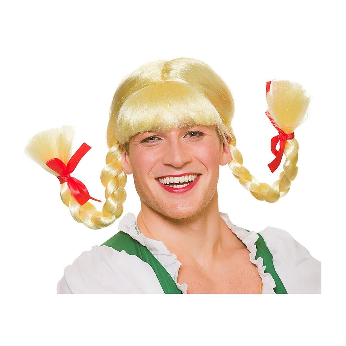 Wicked Costumes Ltd - Funny Bavarian Beer Girl Wig - Adult - Fancy Dress Central