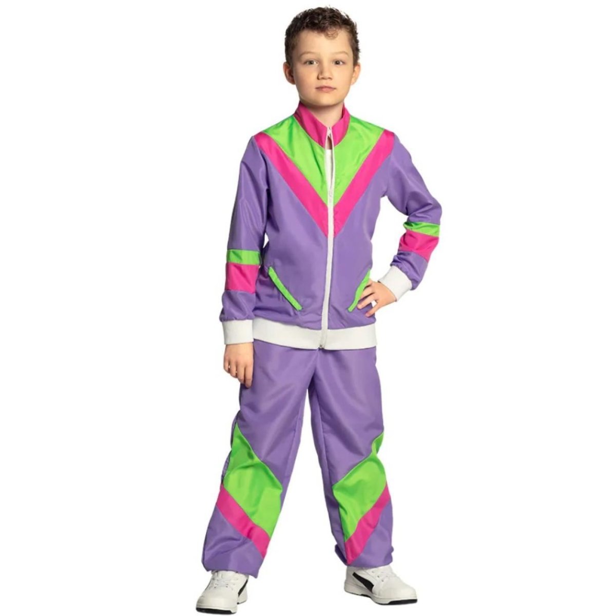 Boland - Retro Shell Suit Costume - Child - Fancy Dress Central