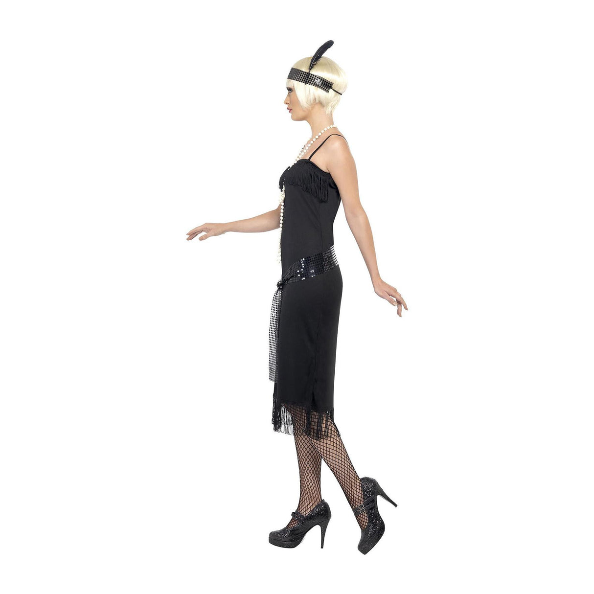 Flapper Costume (Black) - Women
