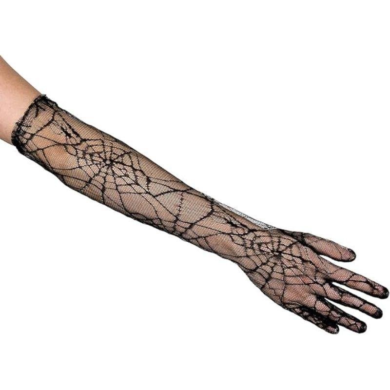 Boland - Spiderwen Elbow Gloves - Women - Fancy Dress Central