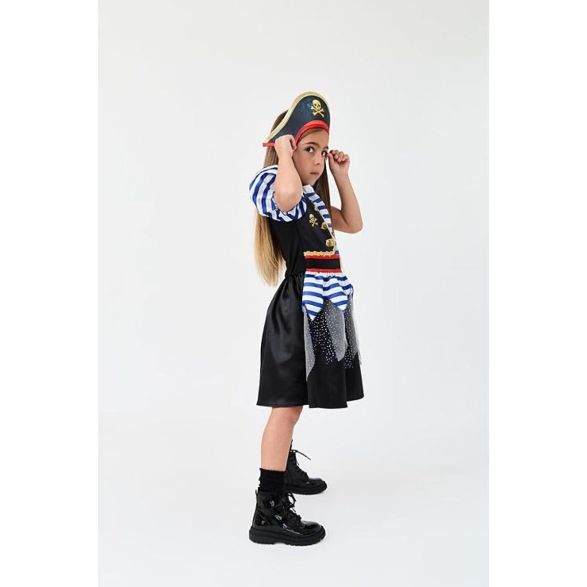 Blues Group - Fearsome Pirate Costume - Girls - Fancy Dress Central