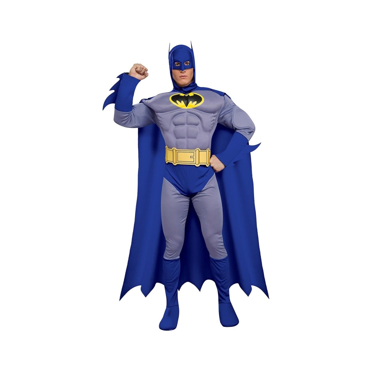 Rubies - Batman Brave & Bold Muscle Chest Deluxe Costume - Men - Fancy Dress Central