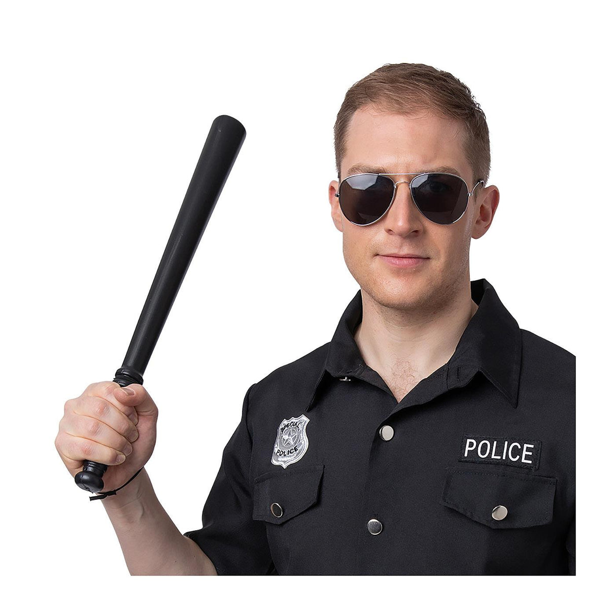 Wicked Costumes - Police Baton/Truncheon Costume Prop (50cm) - Adult
