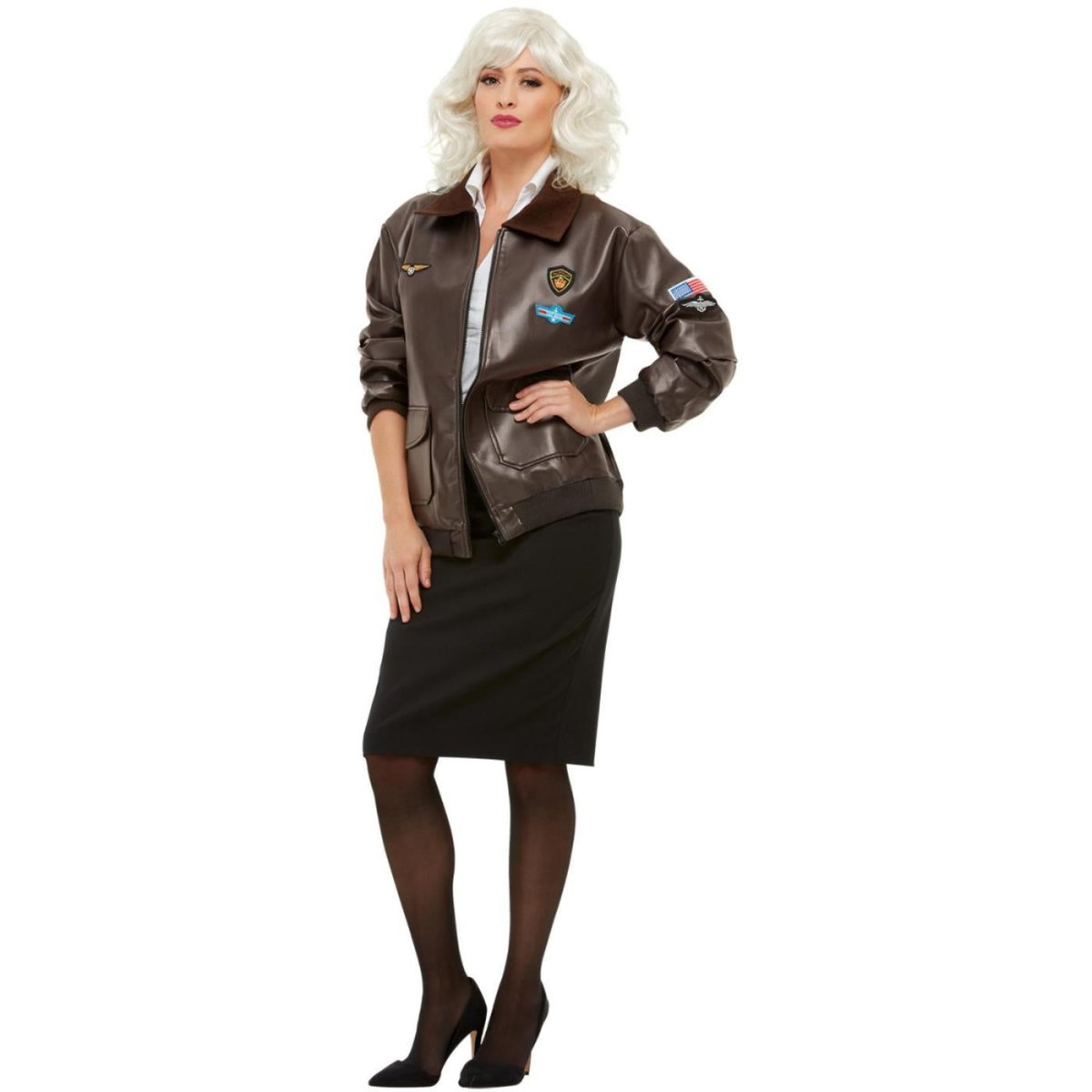 Smiffys - Top Gun Bomber Jacket - Men - Fancy Dress Central