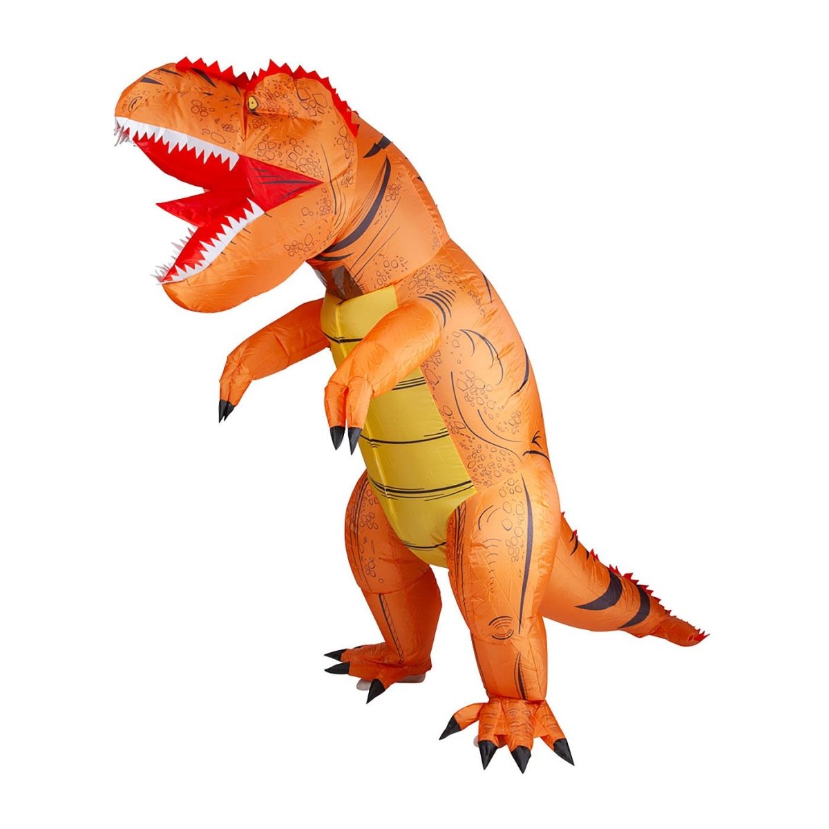 Wicked Costumes Ltd - Inflatable Dinosaur Costume (Brown) - Adult - Fancy Dress Central